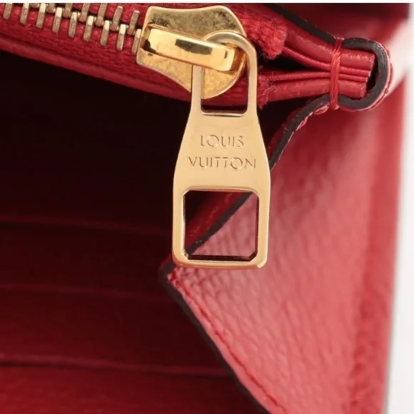 💎Authentic Louis Vuitton Empreinte Sarah Wallet Long Wallets Into Initials - Picture 4 of 13